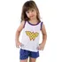 Baby Doll Mulher Maravilha Infantil- Short Doll- Menina