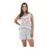 Baby Doll Pijama Feminino 100% Algodão Camiseta Verão 
