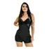 Baby Doll Short Doll Microfibra Em Renda Confortável Sensual