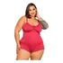 Baby Doll/short Doll Plus Size Malha Fria Liso