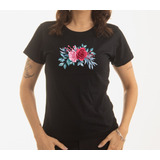 Baby Look Estampa Flor