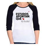 Baby Look Raglan Estudos