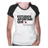 Baby Look Raglan Estudos Apontam Que: Tá Foda! Feminina