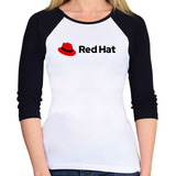 Baby Look Raglan Red