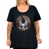 Babylook Feminina Harley Davidson