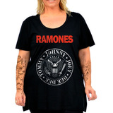 Babylook Feminina Ramones Banda