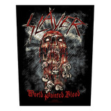 Back Patch Para Costas - Slayer World Painted Blood Oficial
