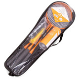 Badminton Kit Com 2 Raquetes   3 Petecas   Raqueteira