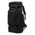 Baellerry Mochila Cargueiro Acampamento Trilha Impermeável Lisa 80 Litros Cor Preto