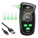 Bafômetro Digital Etilômetro Portátil Lcd 2 5in Medir Álcool