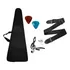Bag Guitarra Simples Nylon Alça E Bolso Case Bag