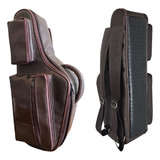 Bag Para Sax Tenor Couro Ecológico Semicase Saxofone Tenor