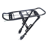 Bagageiro Bike Alumínio Aro 26 29 25kg Preto 40x14cm