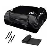 Bagageiro De Teto Dobrável 415L Para Carro Impermeável Porta Bagagem Dobrável Universal Leve Fácil De Instalar Ideal Para Viagens Camping E Aventura   StaremCasa