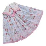 Baiana Floral Rosa