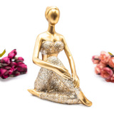 Bailarina Decorativa Enfeite Escultura