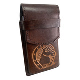 Bainha Horse Country Couro Leg Sofisticada Para Smartphone