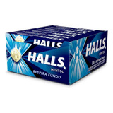 Bala Halls Mentol 28g   Display Com 21 Unidades