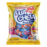 Bala Lua Cheia Frutas Framboesa  Cereja E Laranja Sem Glúten 600 G