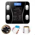 Balança Bioimpedância Digital Corporal Aplicativo Bluetooth Cor Preto