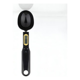 Balança Colher Medidora Dosadora Digital Cozinha Pet Cor Preto