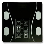 Balança Corporal Sl0382 Bioimpedância Digital Aplicativo Bluetooth Cor Preto Pilha Aaa