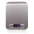 Balança Cozinha Fit Alimentos 5kg Aço Inox Visor Grande Cor Prateado