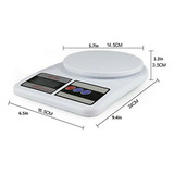 Balança De Cozinha Digital Xh Sf-400 Pesa Até 10kg Branco