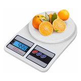 Balança Digital De Precisão Cozinha 10kg Nutrição E Dieta Capacidade Máxima 10 G Cor Branco Wellmix Clink Wincy Sf 400