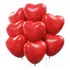 Balão Bexiga Coração Namorados Vermelho 20 Unidades Tam  10