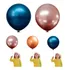 Balão Bexiga Metalizado 16 Polegadas - Gigante - 10 Unidades