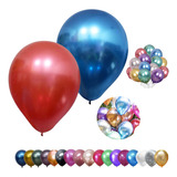 Balão Bexiga Metalizado 16 Polegadas Redondo 10un Gigante