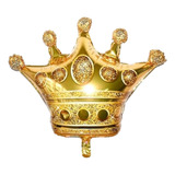 Balao Coroa Metalizado Dourado