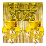 Balao Metalizado Feliz 2025