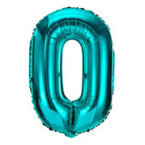Balao Metalizado Numeros Tifany