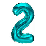 Balao Metalizado Numeros Tifany