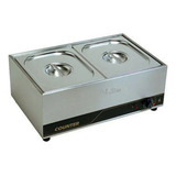 Balcão Buffet Com 2 Cubas Gn De 1 2 Monarcha Bm2c 14 Litros