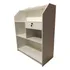 Balcão Caixa Vitrine Prateleiras Mdf Loja, Pet Cor Branco