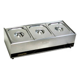 Balcão Com 3 Cubas Gn De 1 2 Monarcha Bm3c 21 Litros Nova