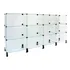 Balcão De Atendimento Em Vidro Modulado C  12 Nichos 30x40