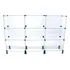 Balcão De Atendimento Vidro Modulado 1,20x1,00x0,30 30x40