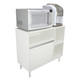 Balcão Multiuso P  Microondas  Bebedouro Ou Forno 100  Mdf