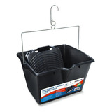 Balde Caçamba Para Pintura 15l Recipiente Plástico Preto