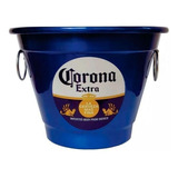 Balde De Gelo Cerveja Água E Suco Alumínio 6 Litros 26cm Cor Azul Corona