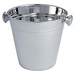 Balde De Gelo Open Bar Em Aco Inox 1 25L D14xA13 5cm CINZA   Dynasty  Full Fit