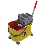 Balde Doblô 20l Bralimpia Amarelo Com Alças
