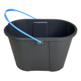 Balde Oval De 10 Litros Super Resistente Cor Preto