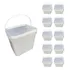 Balde Para Gelatina Transparente 2 4l 10 Pçs