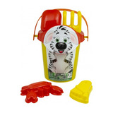 Balde Praia Baby C/ 6 Lindos Brinquedos Para Bebês Na Praia