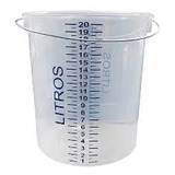 Balde Stm Plastic Transparente 20 L